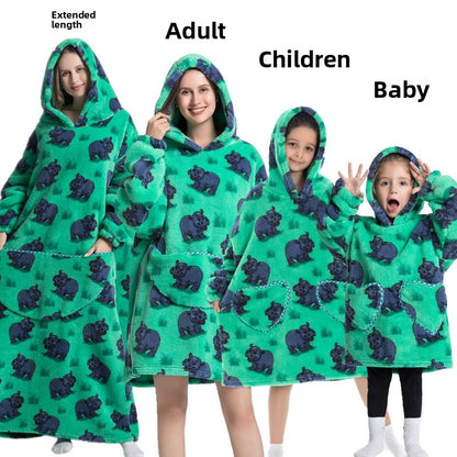 Hooded Fleece Pajamas
