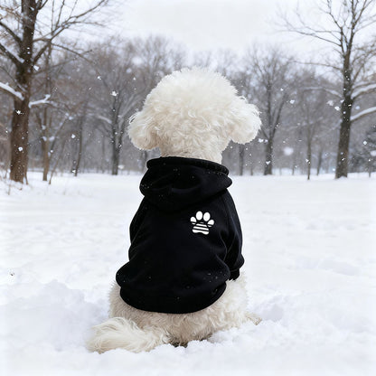 Hooded Fleece Pet Sweatshirt for Dogs and Cats