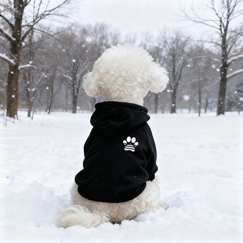 Hooded Fleece Pet Sweatshirt for Dogs and Cats