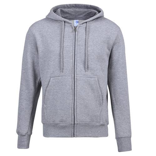 Hooded Fleece Zipper Cardigan