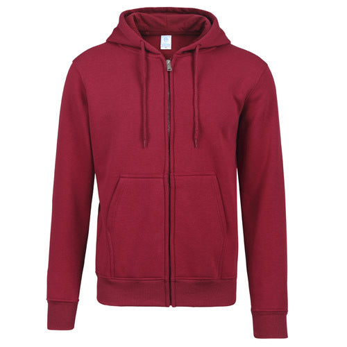Hooded Fleece Zipper Cardigan