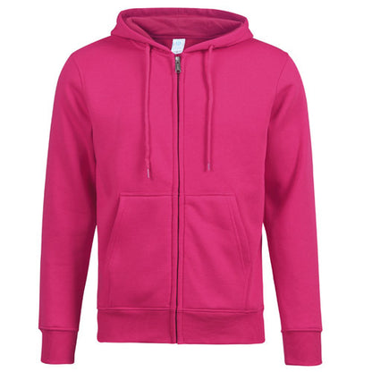 Hooded Fleece Zipper Cardigan