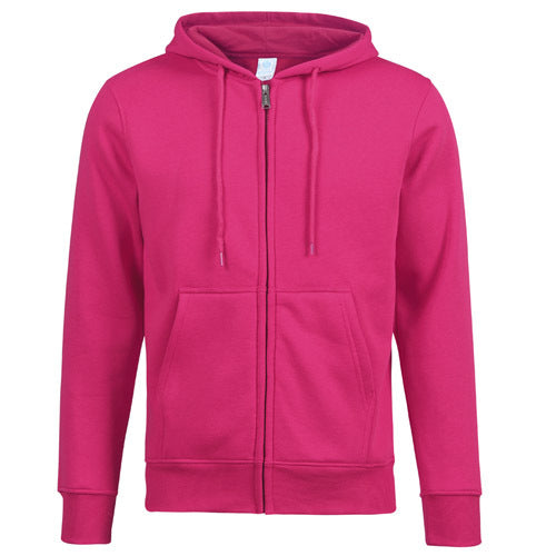 Hooded Fleece Zipper Cardigan