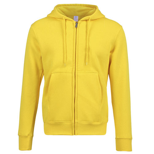 Hooded Fleece Zipper Cardigan