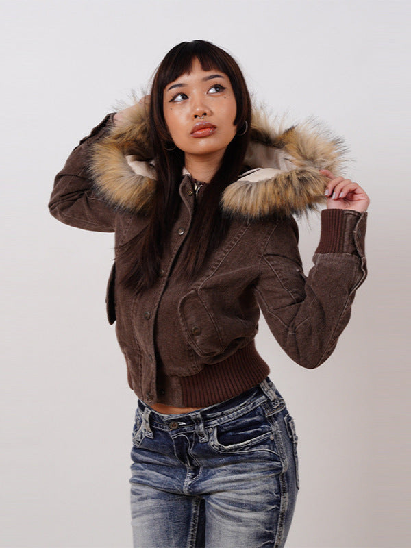 hooded jacket