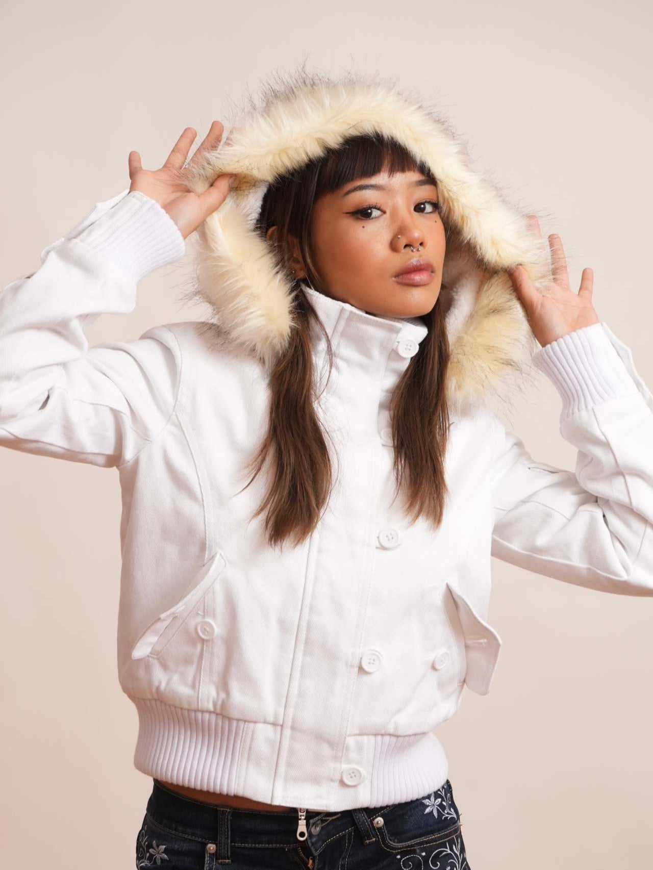 hooded jacket