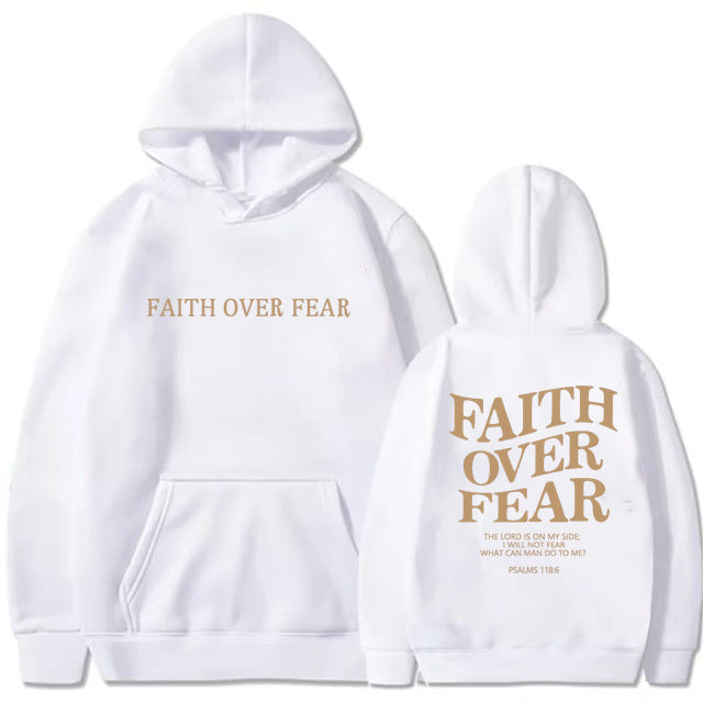 Hooded Letter Print Sweatshirt