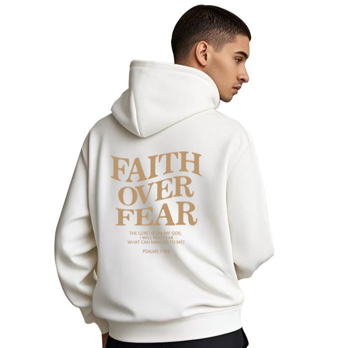 Hooded Letter Print Sweatshirt