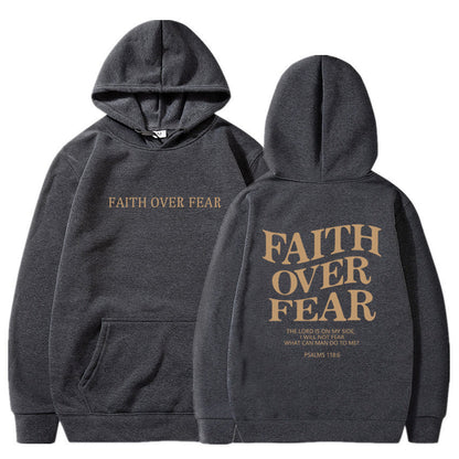 Hooded Letter Print Sweatshirt