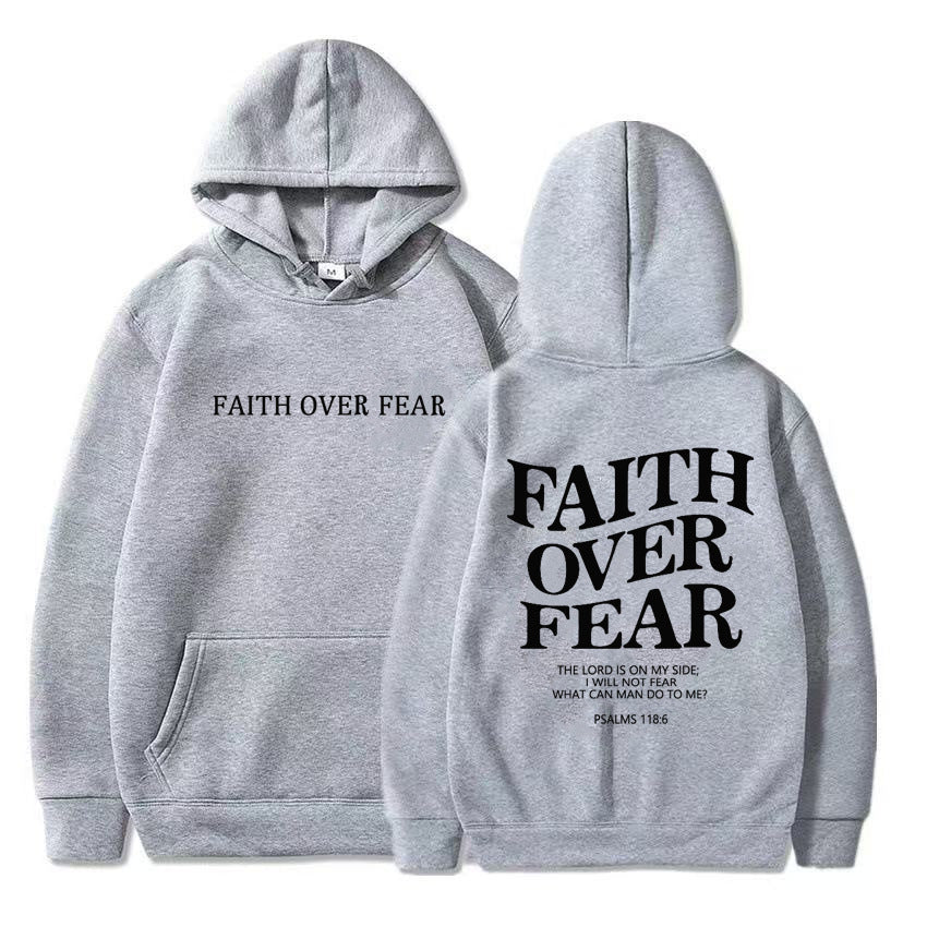 Hooded Letter Print Sweatshirt