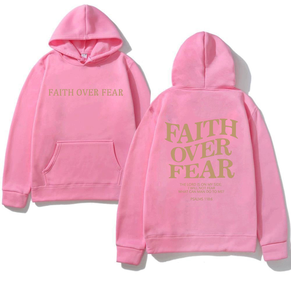 Hooded Letter Print Sweatshirt