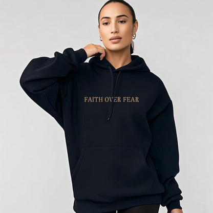 Hooded Letter Print Sweatshirt