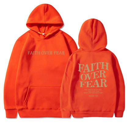 Hooded Letter Print Sweatshirt