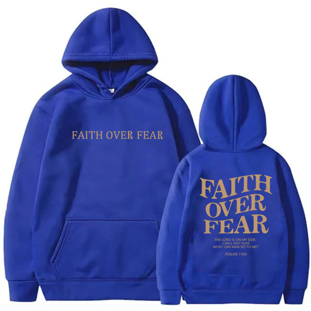 Hooded Letter Print Sweatshirt