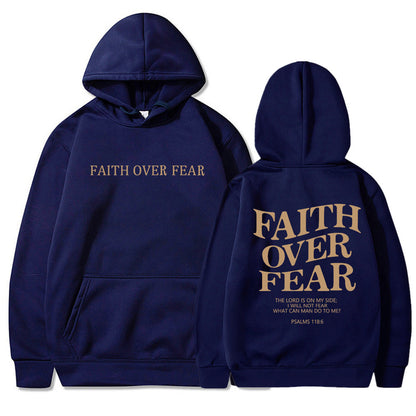 Hooded Letter Print Sweatshirt