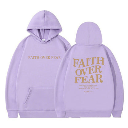 Hooded Letter Print Sweatshirt