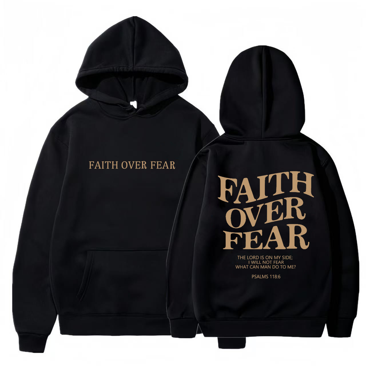Hooded Letter Print Sweatshirt