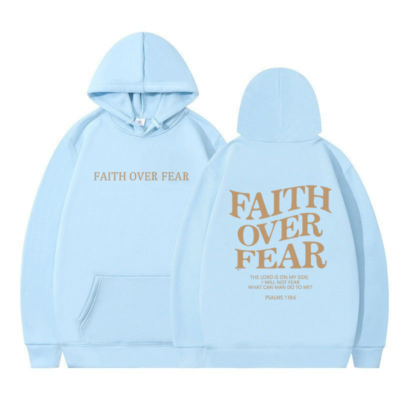 Hooded Letter Print Sweatshirt