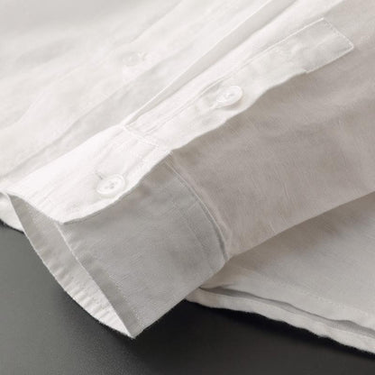 Hooded Linen Shirt