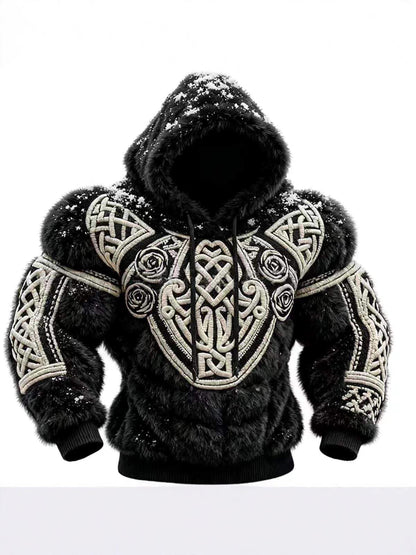 Hooded long-sleeve top