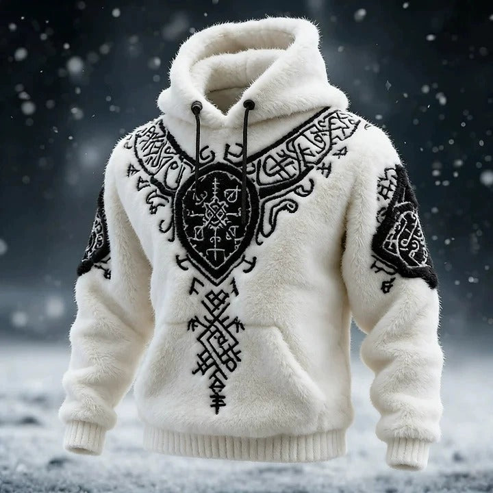 Hooded long-sleeve top