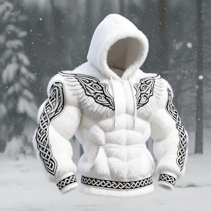 Hooded long-sleeve top