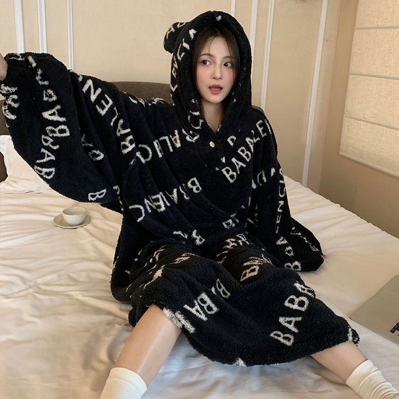 Hooded Plush Loungewear