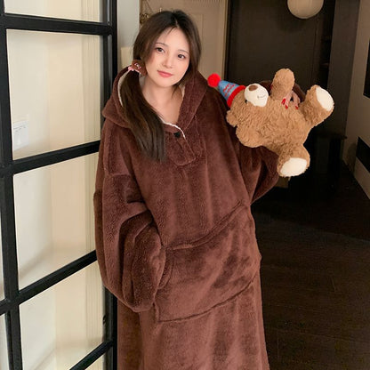 Hooded Plush Loungewear