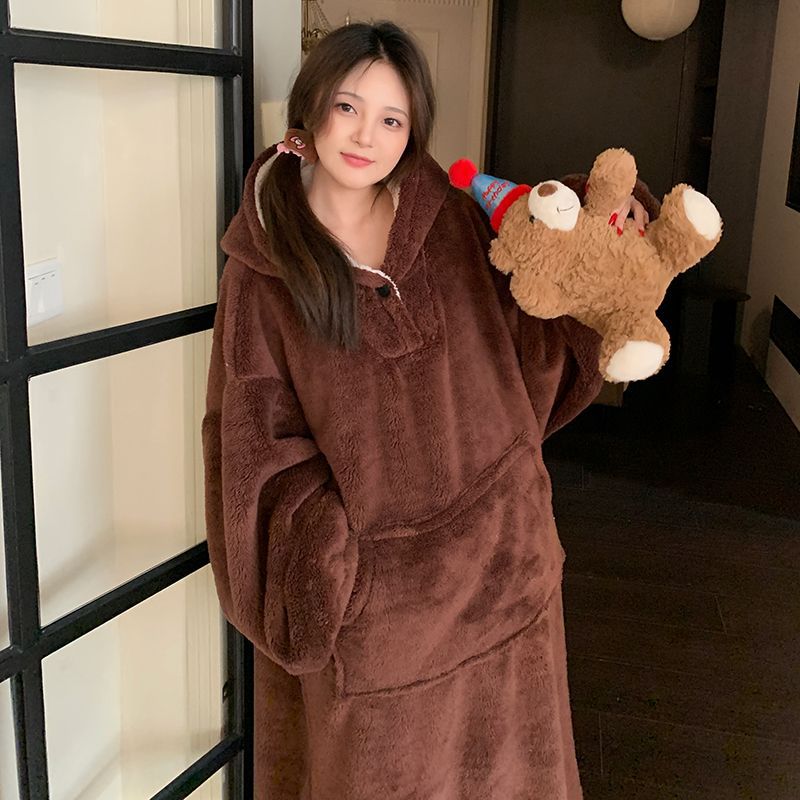 Hooded Plush Loungewear