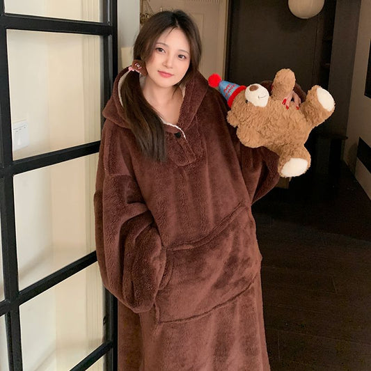 Hooded Plush Loungewear