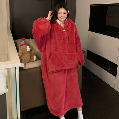 Hooded Plush Loungewear