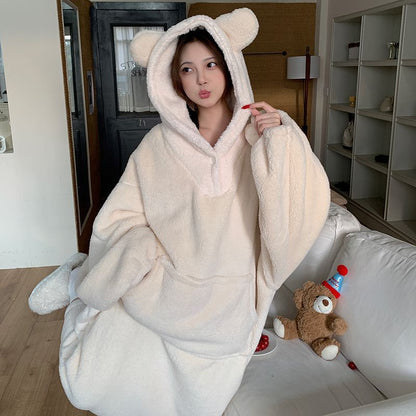 Hooded Plush Loungewear