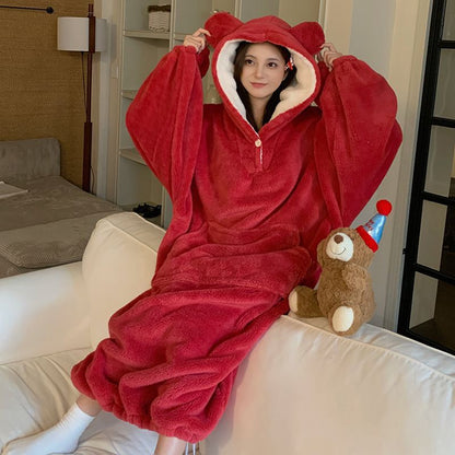 Hooded Plush Loungewear
