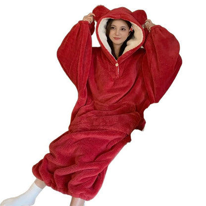 Hooded Plush Loungewear