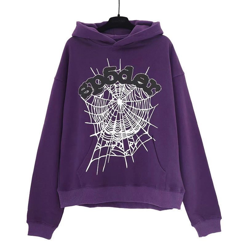 Hooded pullover sweater