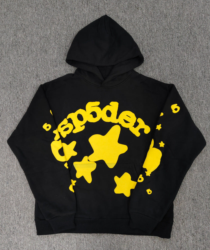Hooded pullover sweater