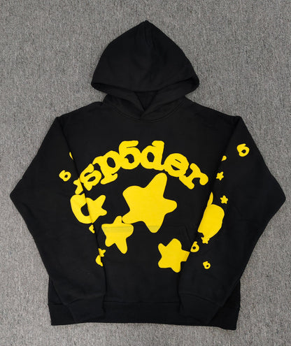 Hooded pullover sweater