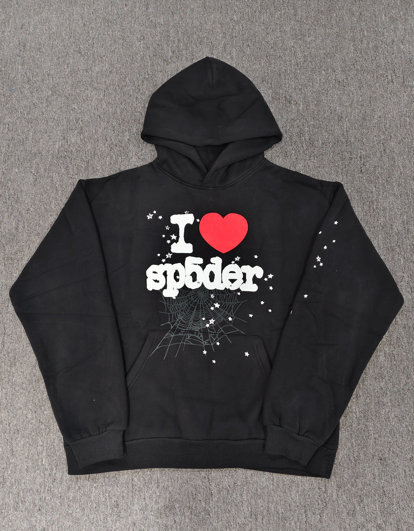 Hooded pullover sweater