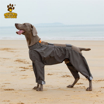 Hooded Reflective Dog Raincoat