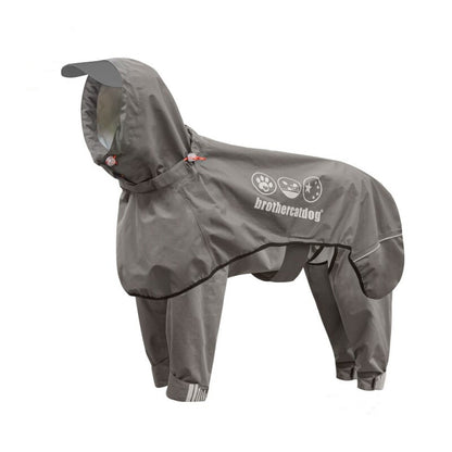 Hooded Reflective Dog Raincoat