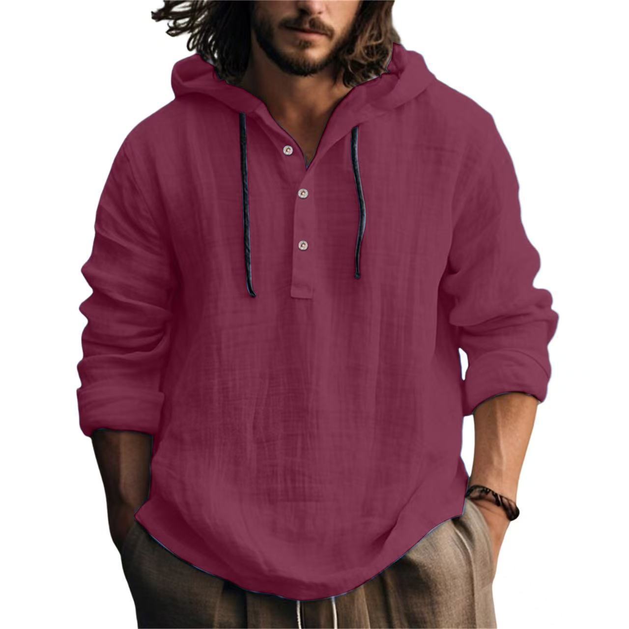 hooded shirt