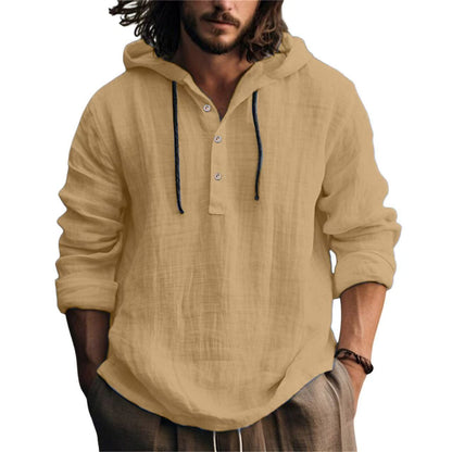 hooded shirt