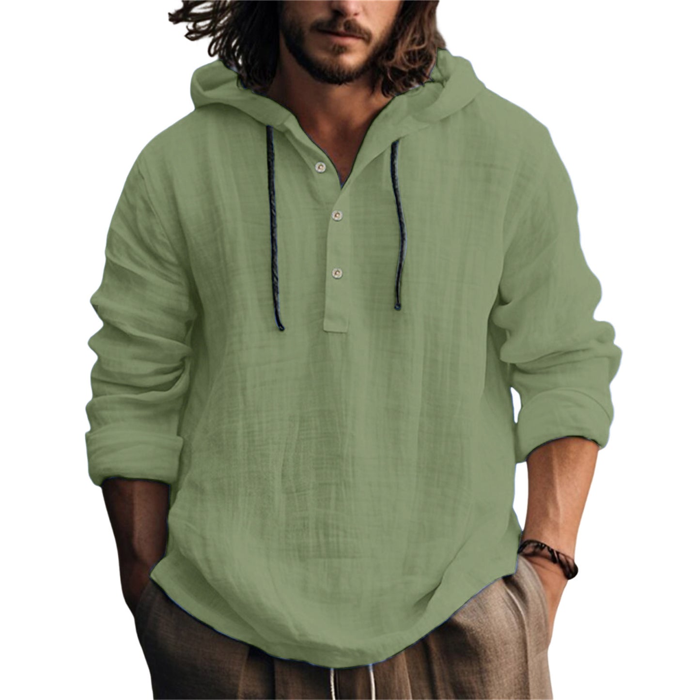 hooded shirt
