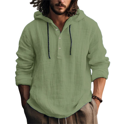 hooded shirt