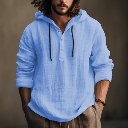 hooded shirt