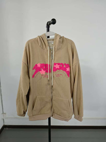 Hooded Sweatshirt Jacket