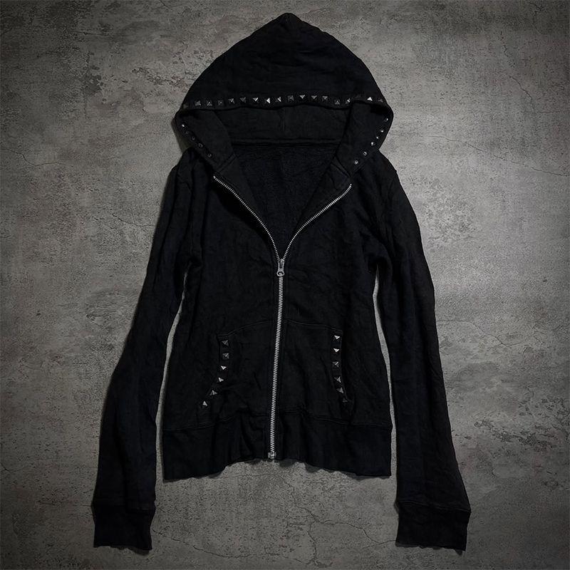 Hooded sweatshirt jacket
