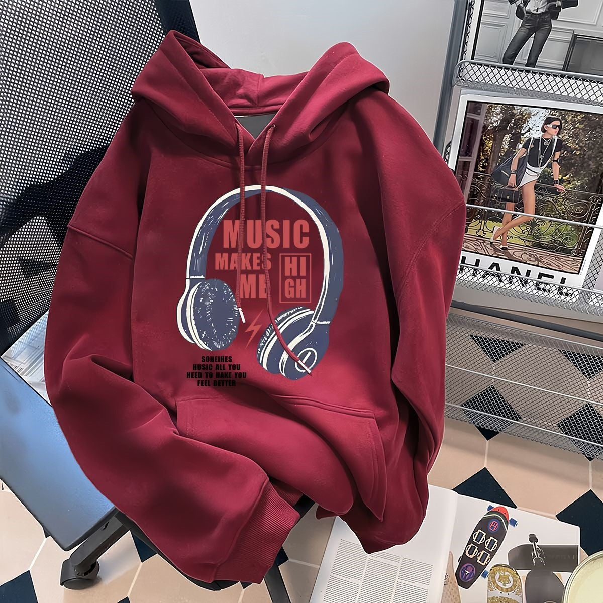 hooded sweatshirt