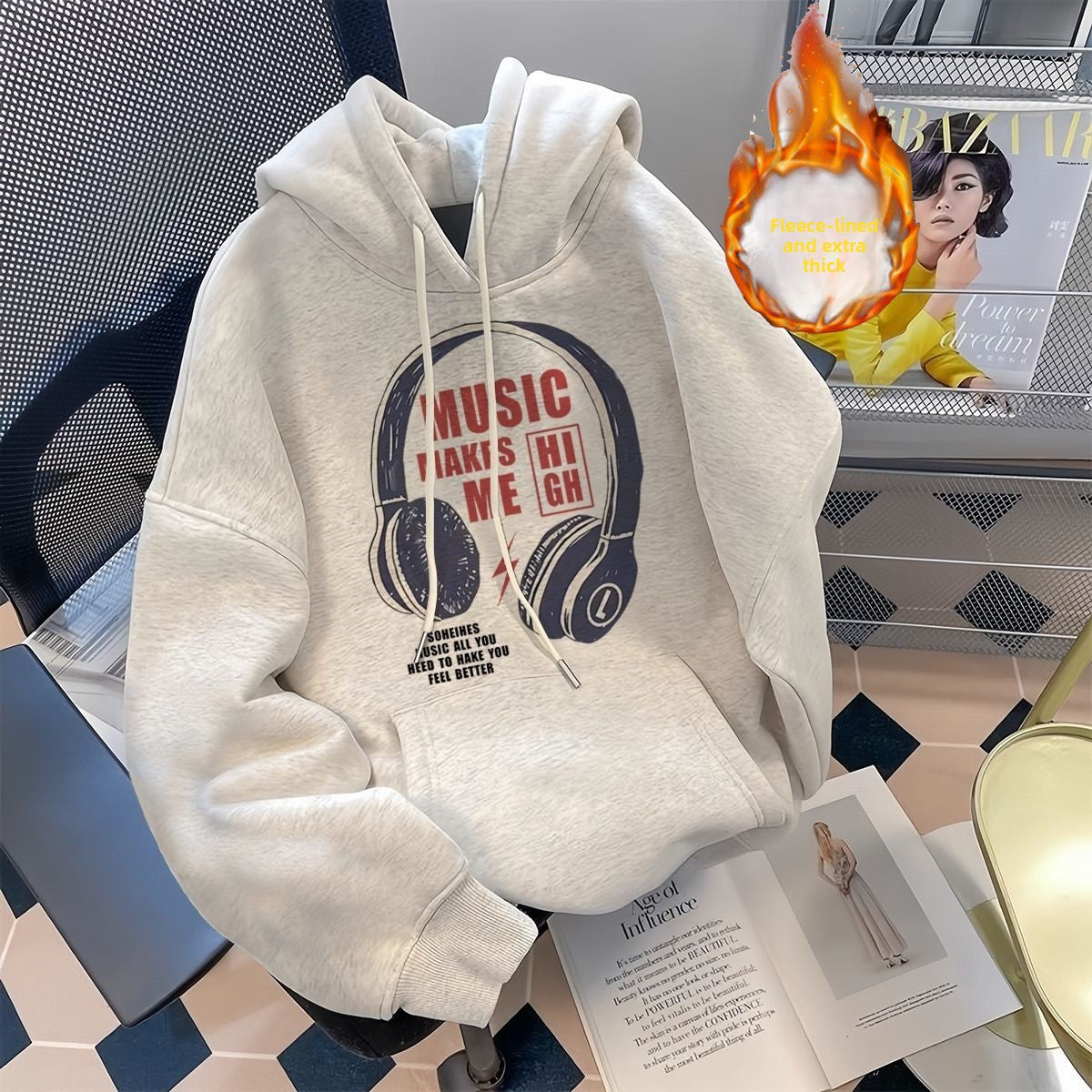 hooded sweatshirt