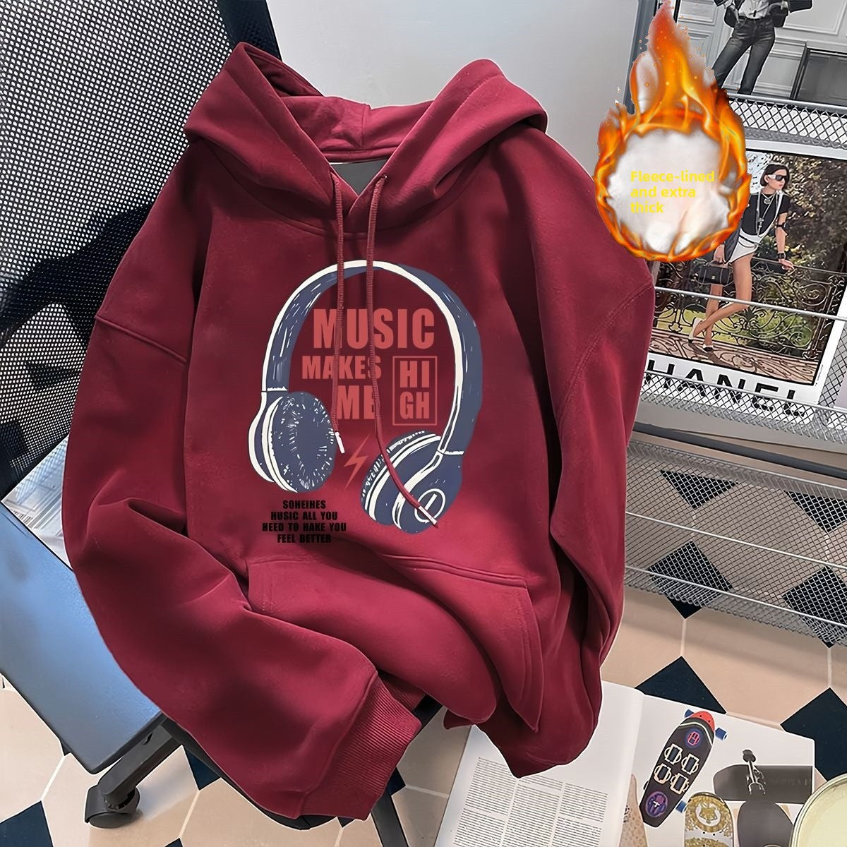 hooded sweatshirt